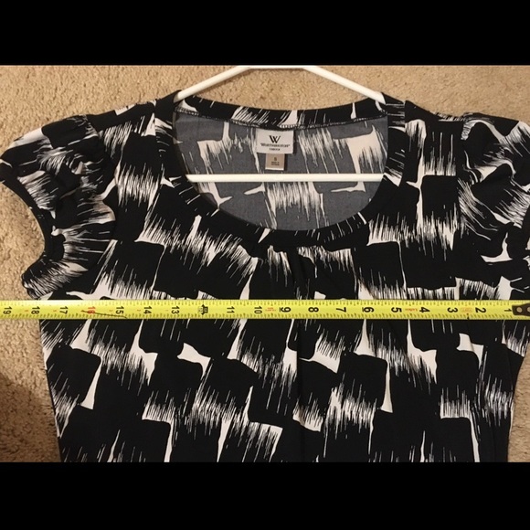 Worthington Stretch Casual Dress Top - Picture 6 of 6